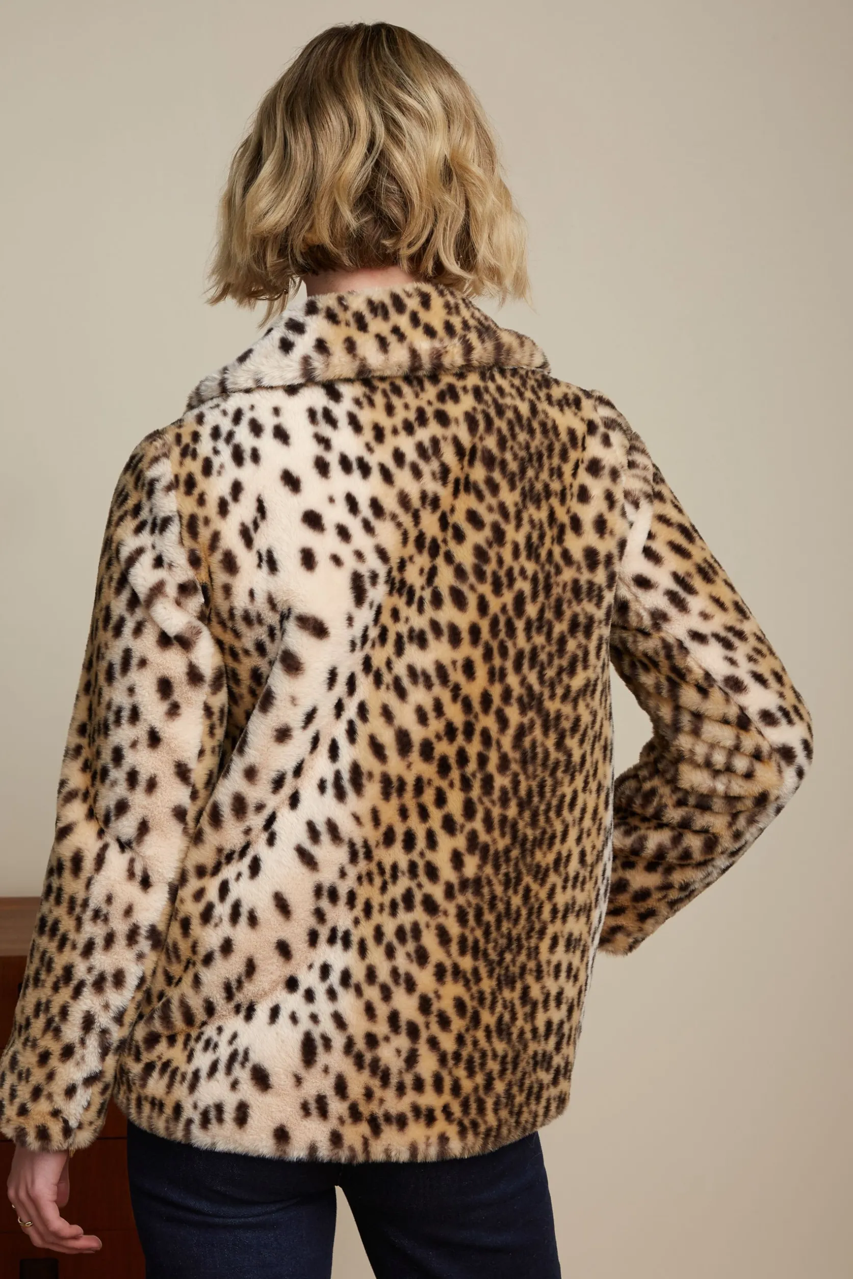 Patti Coat Midi Cheetah Fur*King Louie Best