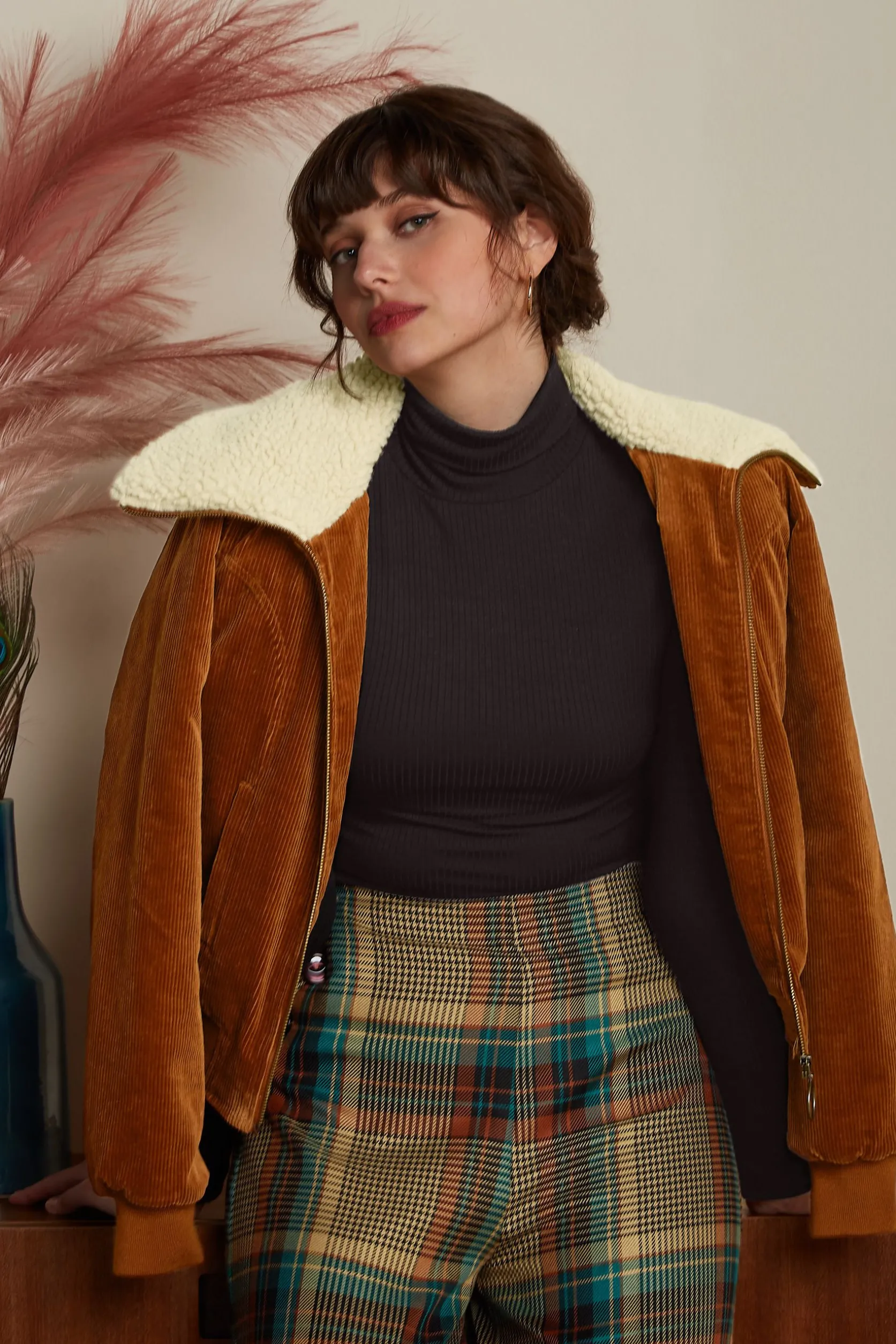 Pia Culotte Feathers Check*King Louie Cheap