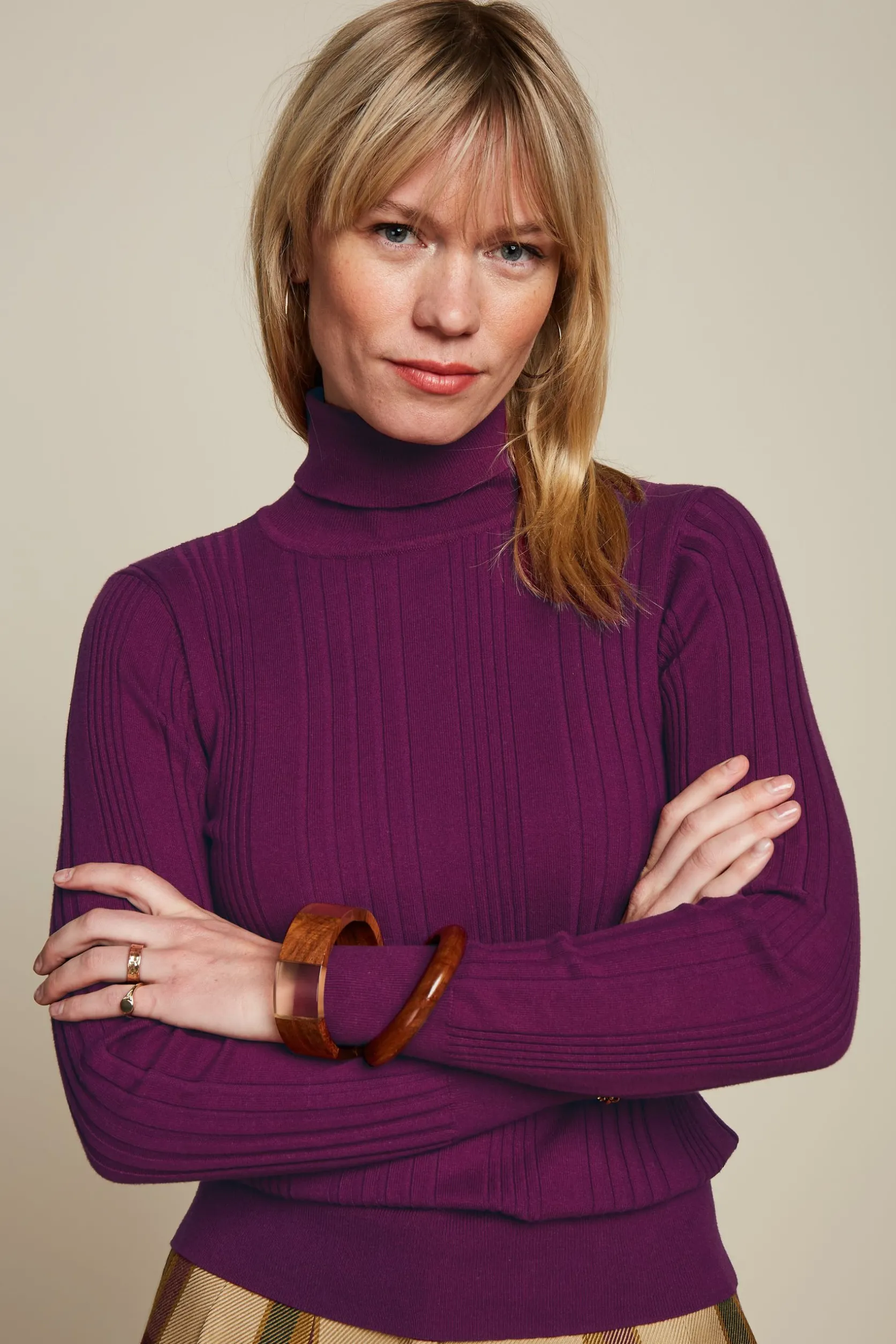 Rib Rollneck Top Club*King Louie Shop