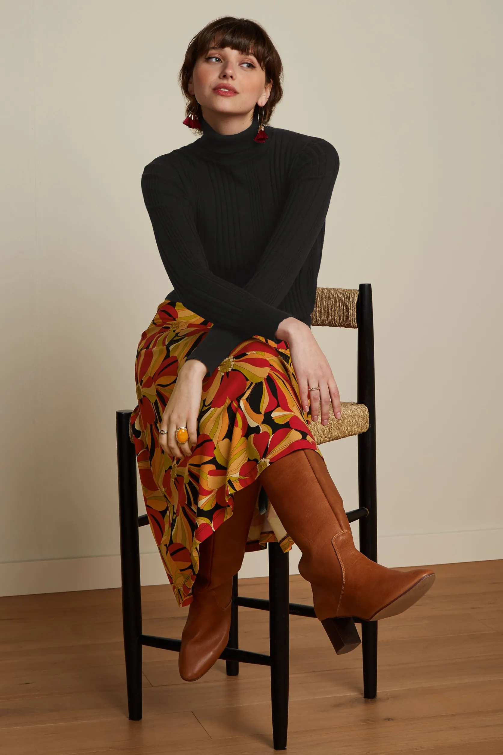 Rib Rollneck Top Club*King Louie Cheap