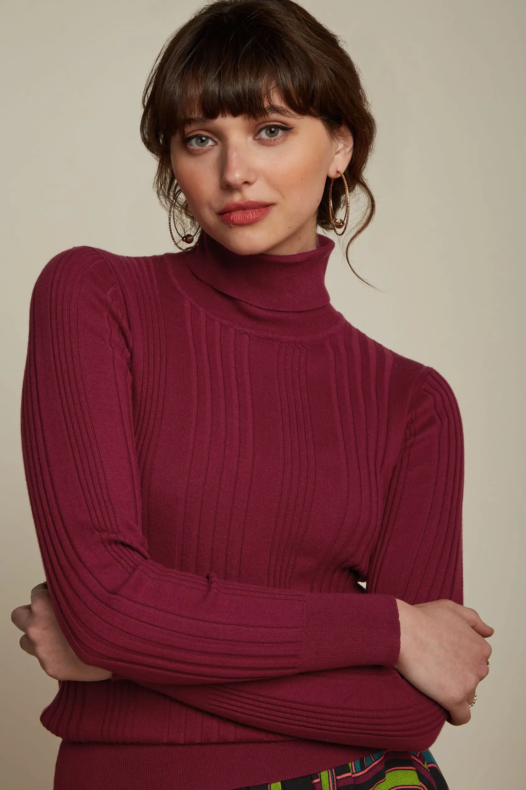 Rib Rollneck Top Club*King Louie New