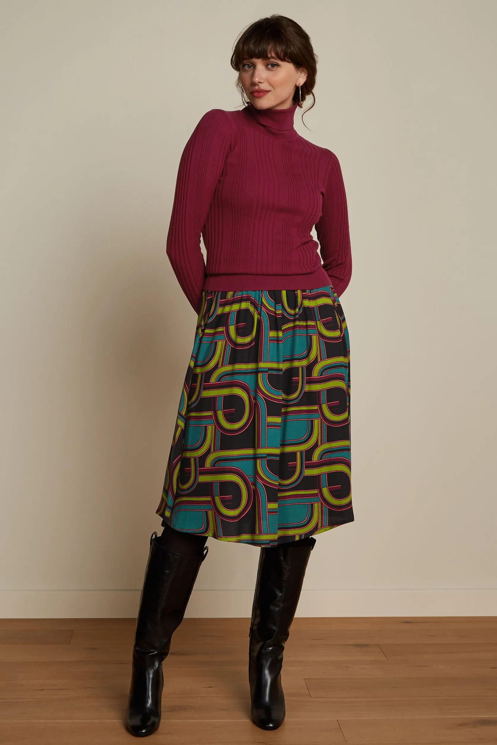Rib Rollneck Top Club*King Louie New
