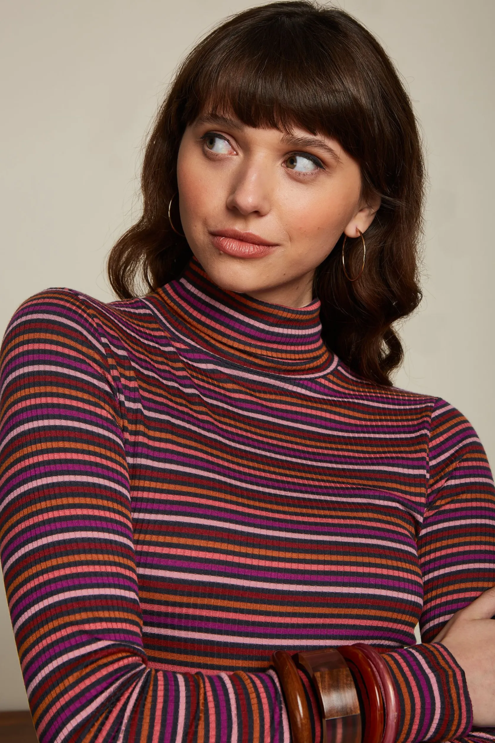 Rollneck Top Rolla Stripe*King Louie Online