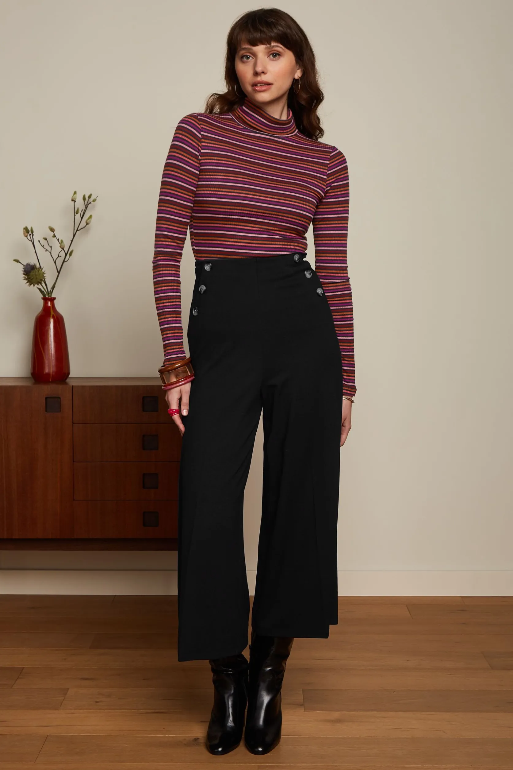 Rollneck Top Rolla Stripe*King Louie Online