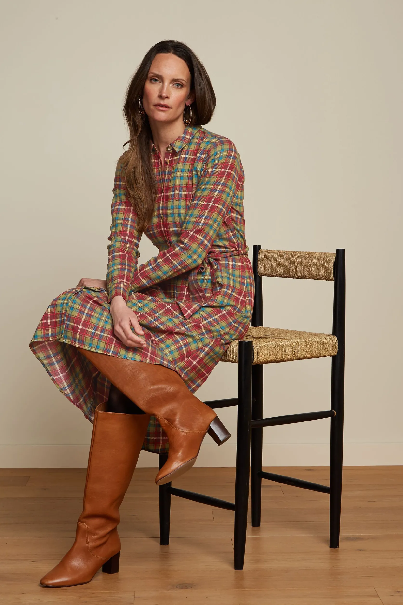 Rosie Dress Belmont Check*King Louie Cheap