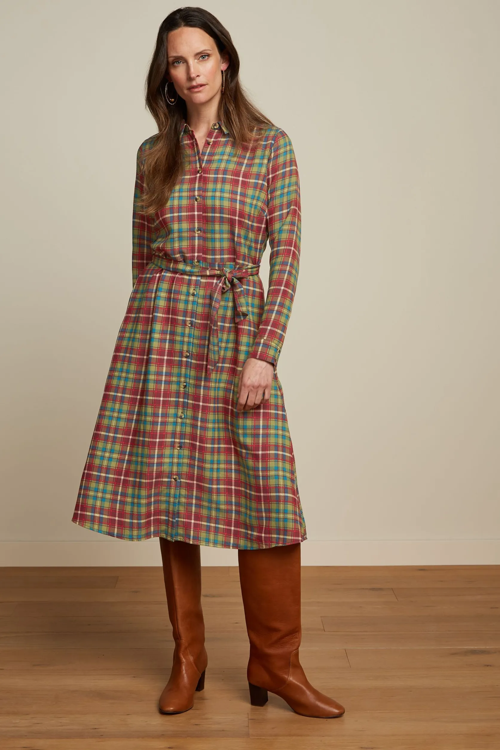 Rosie Dress Belmont Check*King Louie Cheap