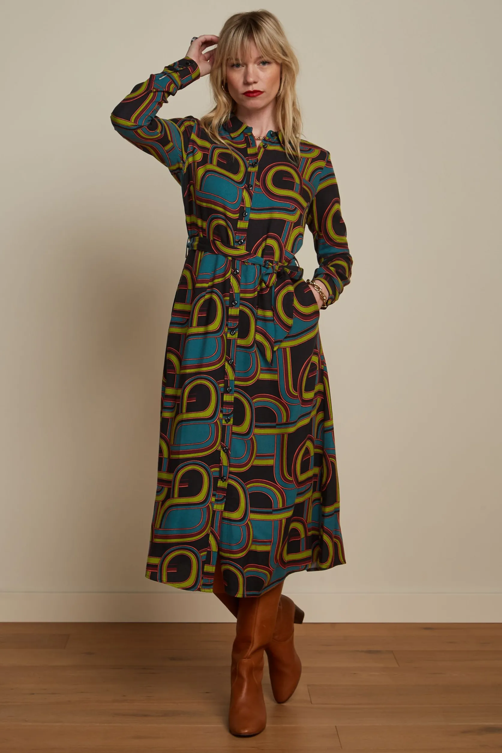 Rosie Midi Dress Zappa*King Louie Cheap