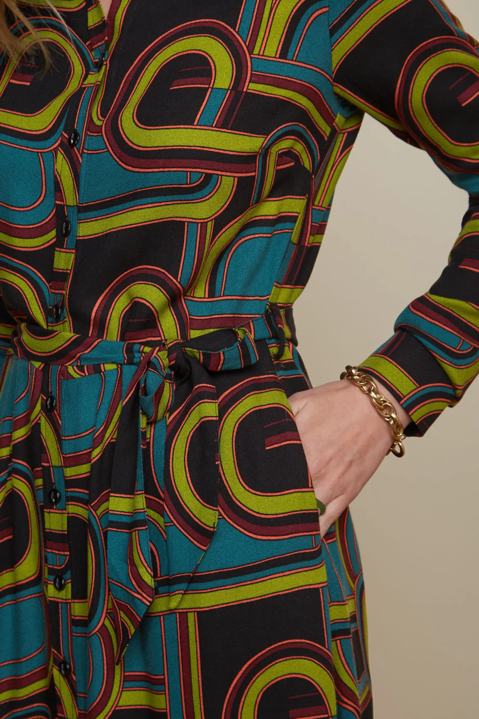 Rosie Midi Dress Zappa*King Louie Cheap