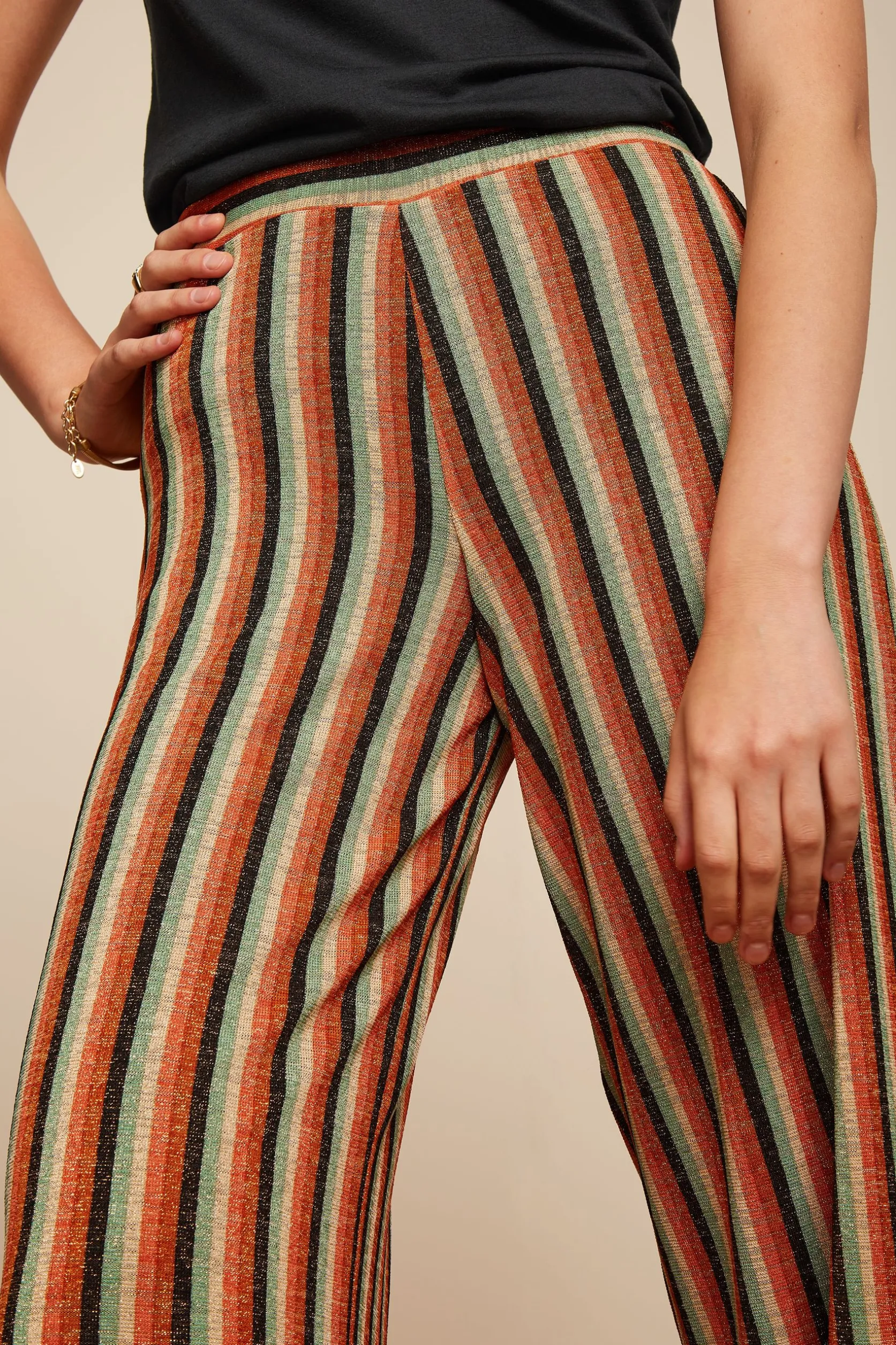 Sara Pants Piso Stripe*King Louie Fashion