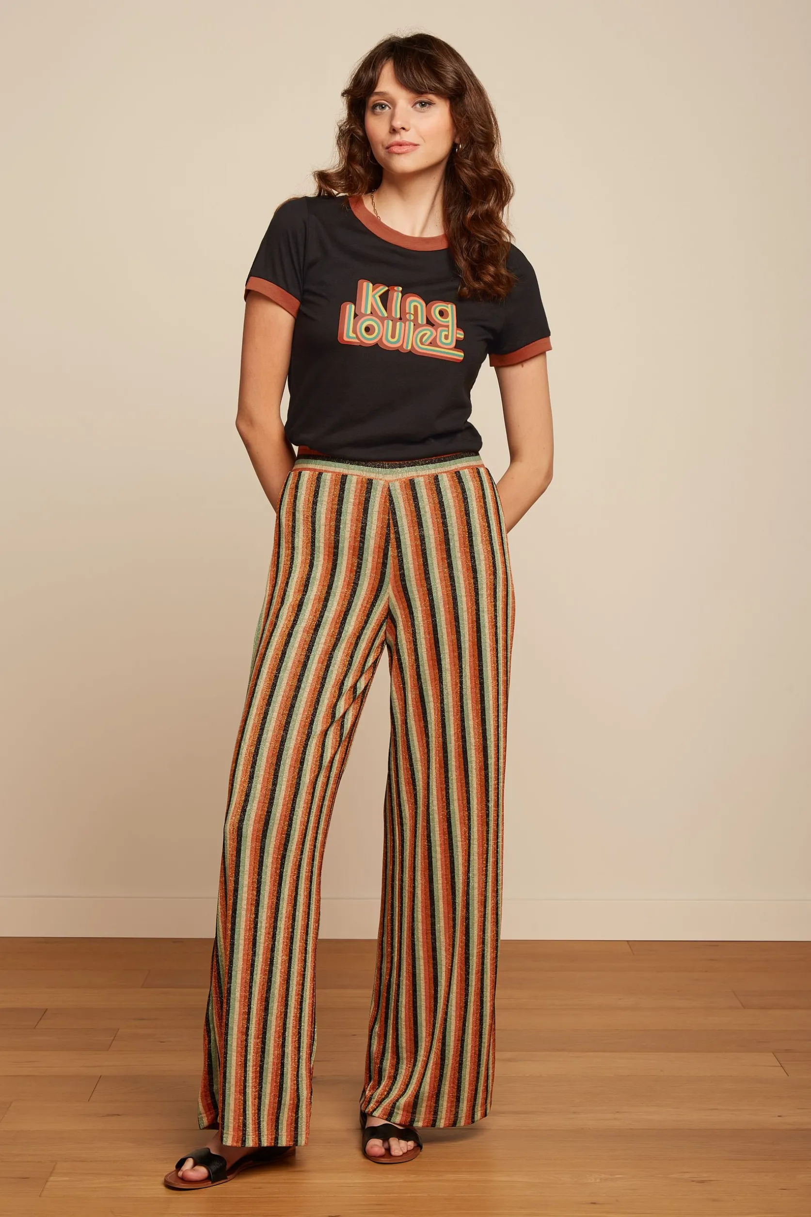 Sara Pants Piso Stripe*King Louie Fashion