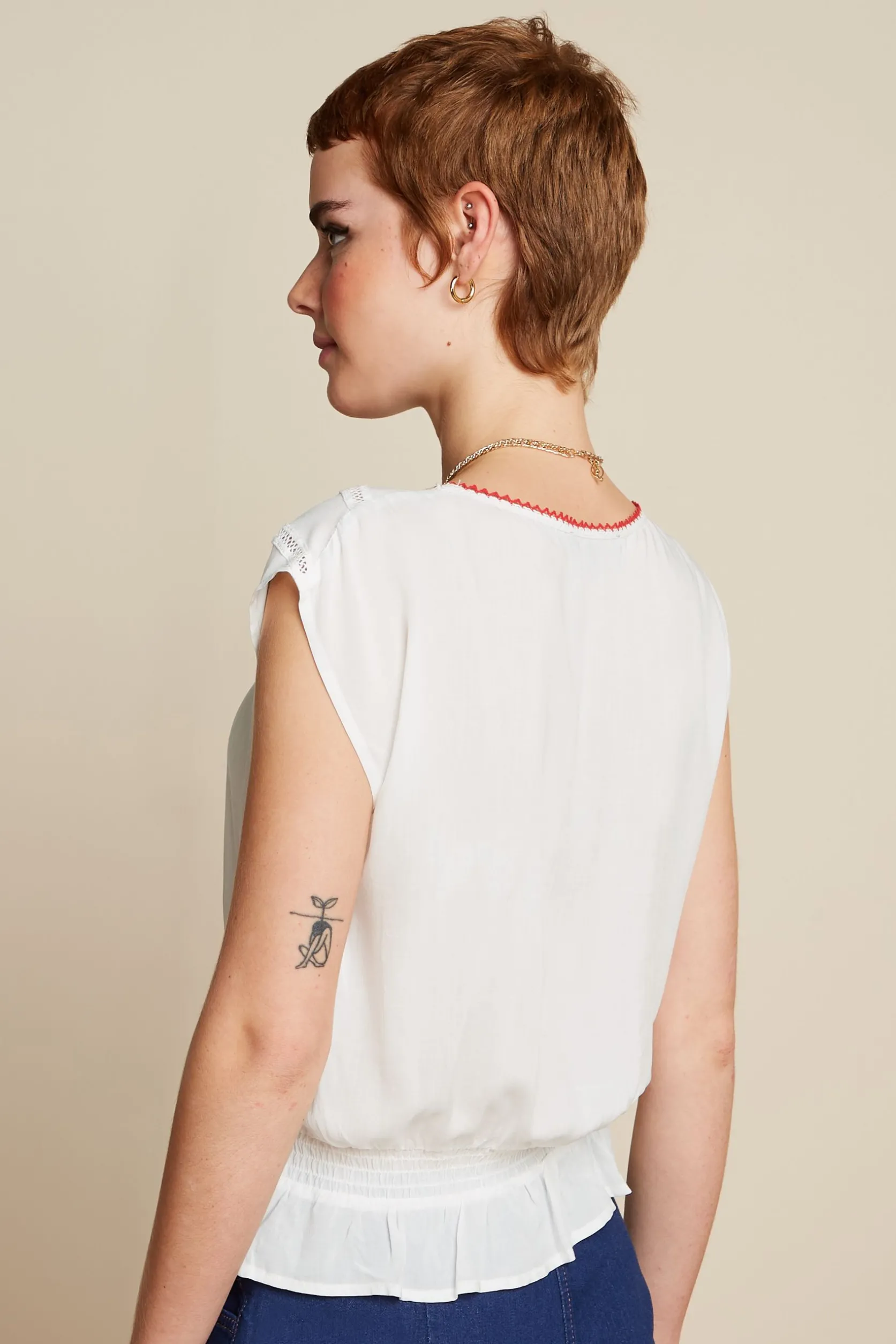 Selly Top Citrine Embroidery*King Louie Outlet