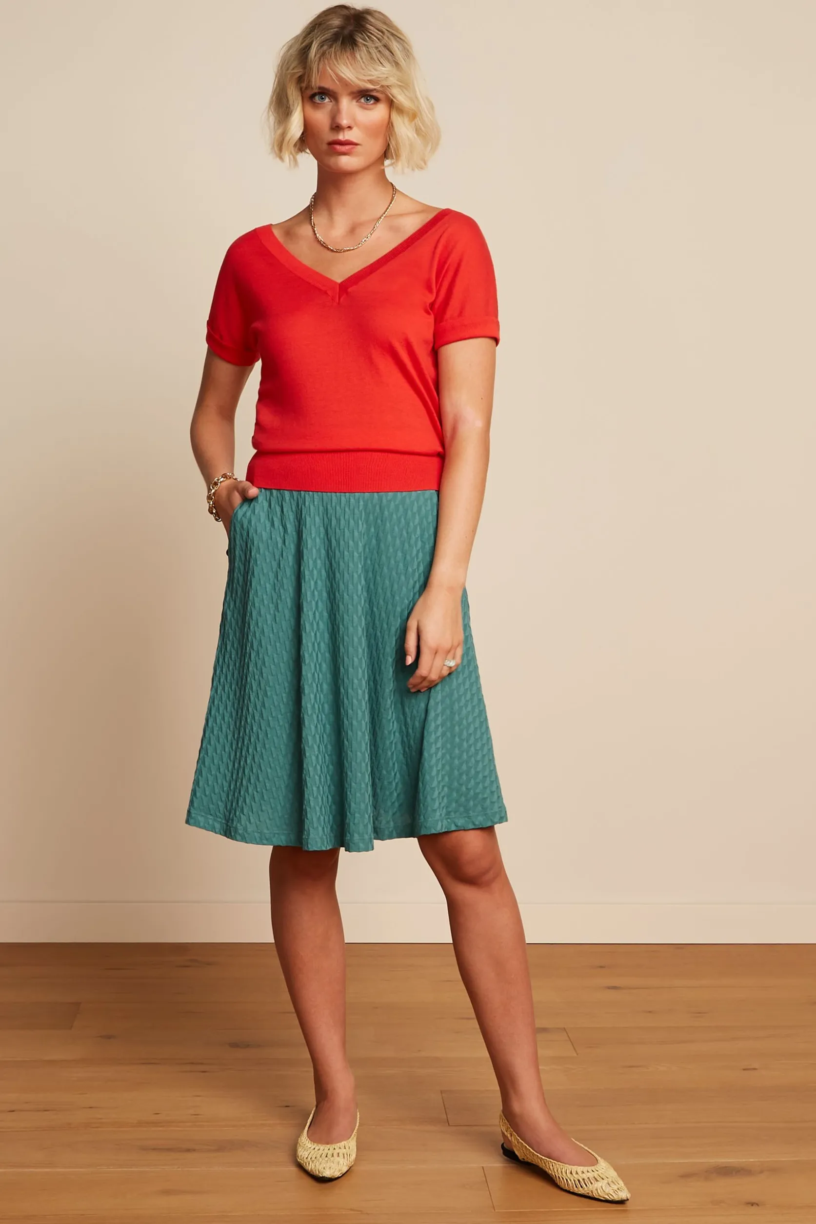 Serena Skirt Manelli Jacquard*King Louie Shop