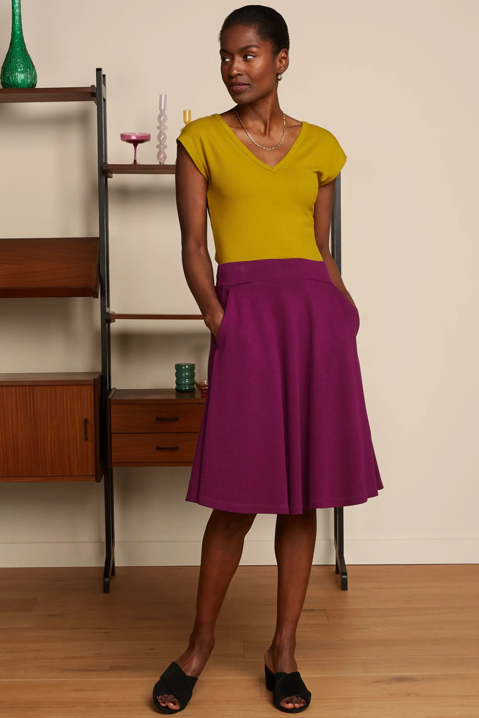 Serena Skirt Milano Crepe*King Louie Clearance