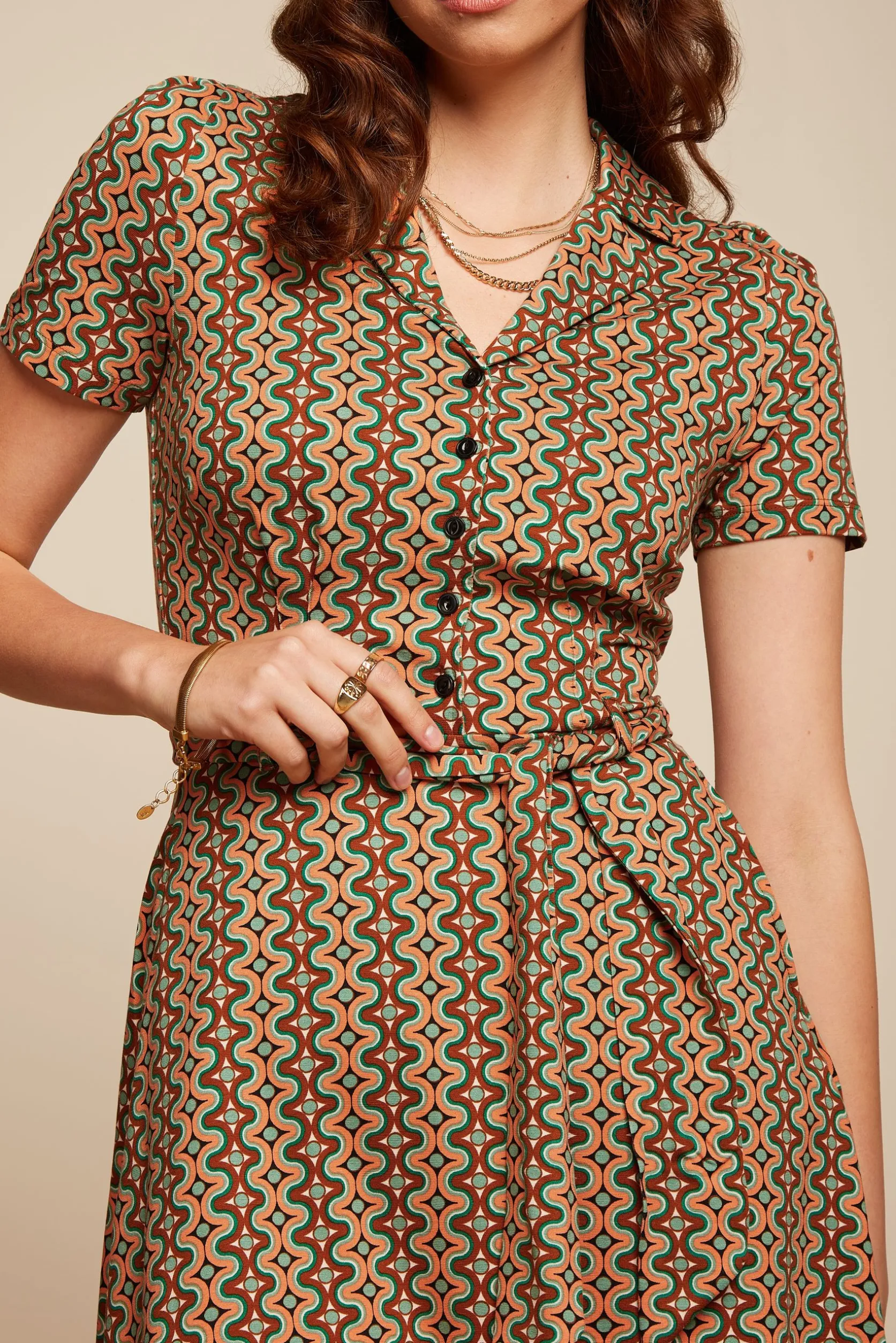 Sheeva Dress Twisted*King Louie Best Sale