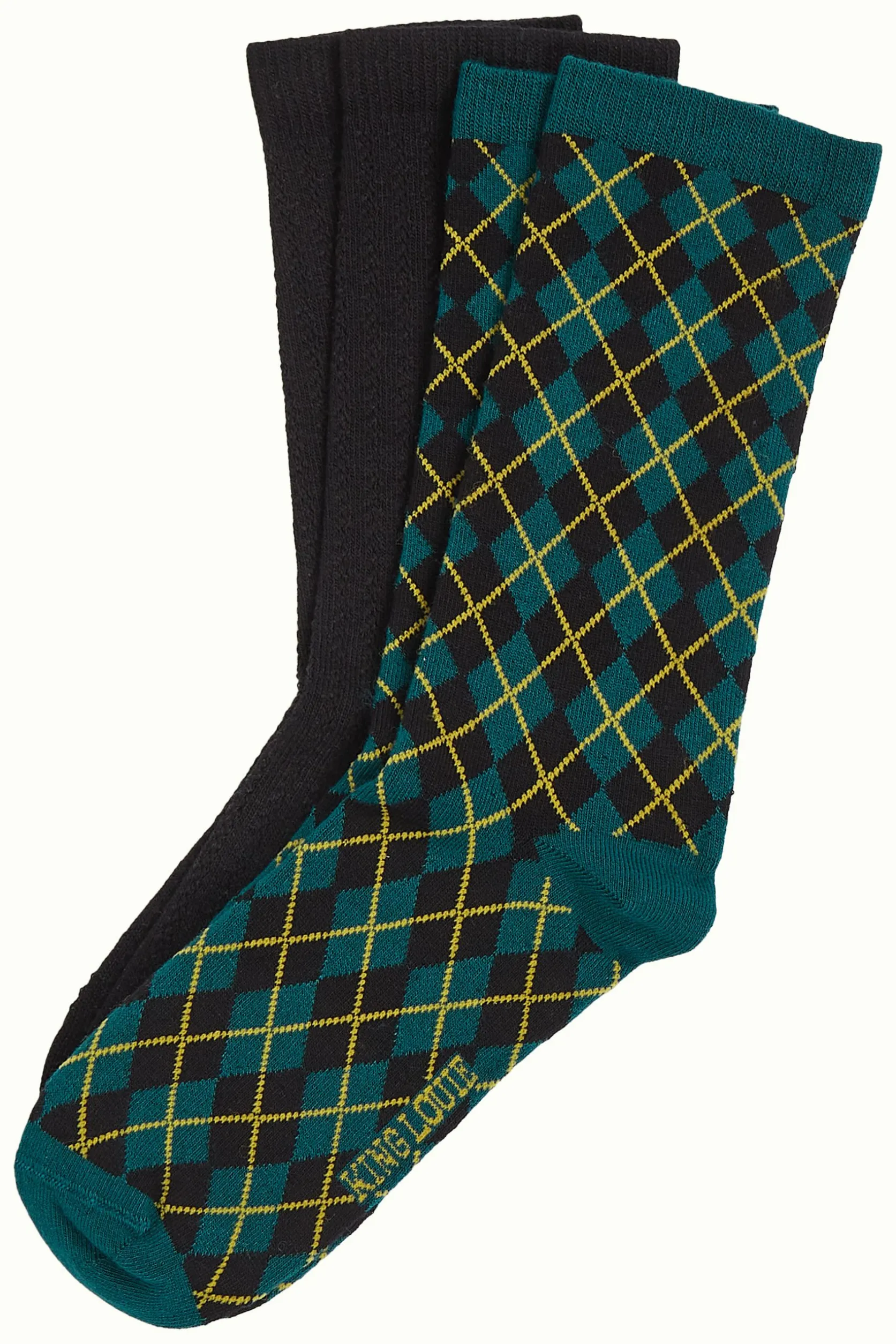 Socks 2-Pack Argyle*King Louie Clearance