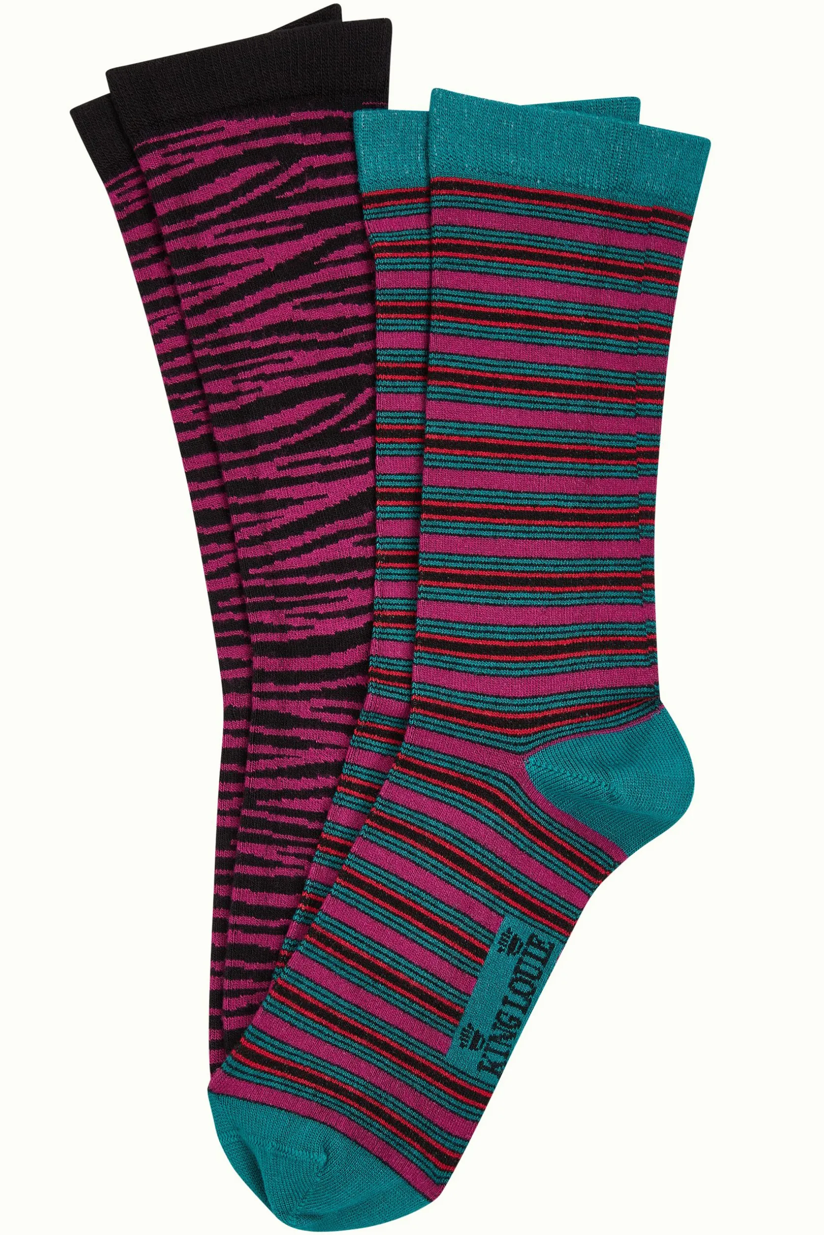 Socks 2-Pack Bee Stripe*King Louie Hot