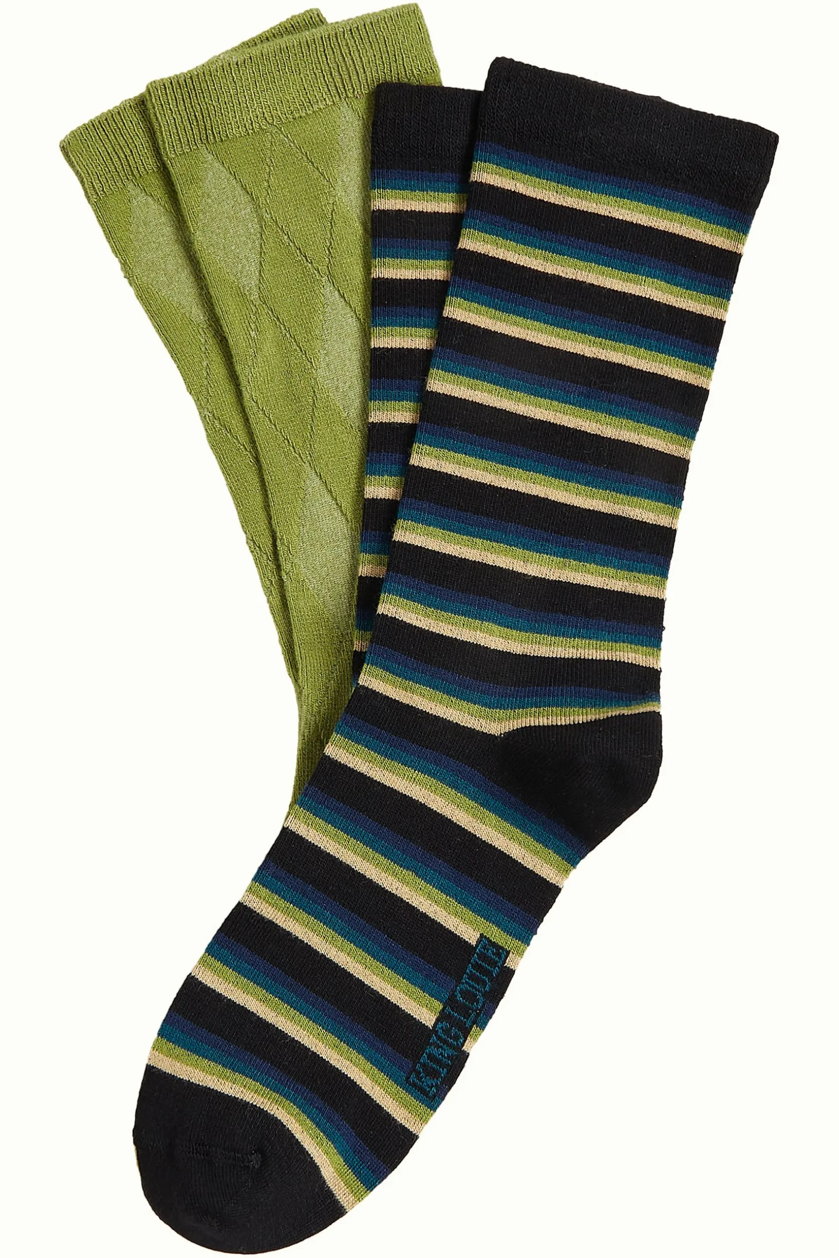 Socks 2-Pack Century Stripe*King Louie Fashion
