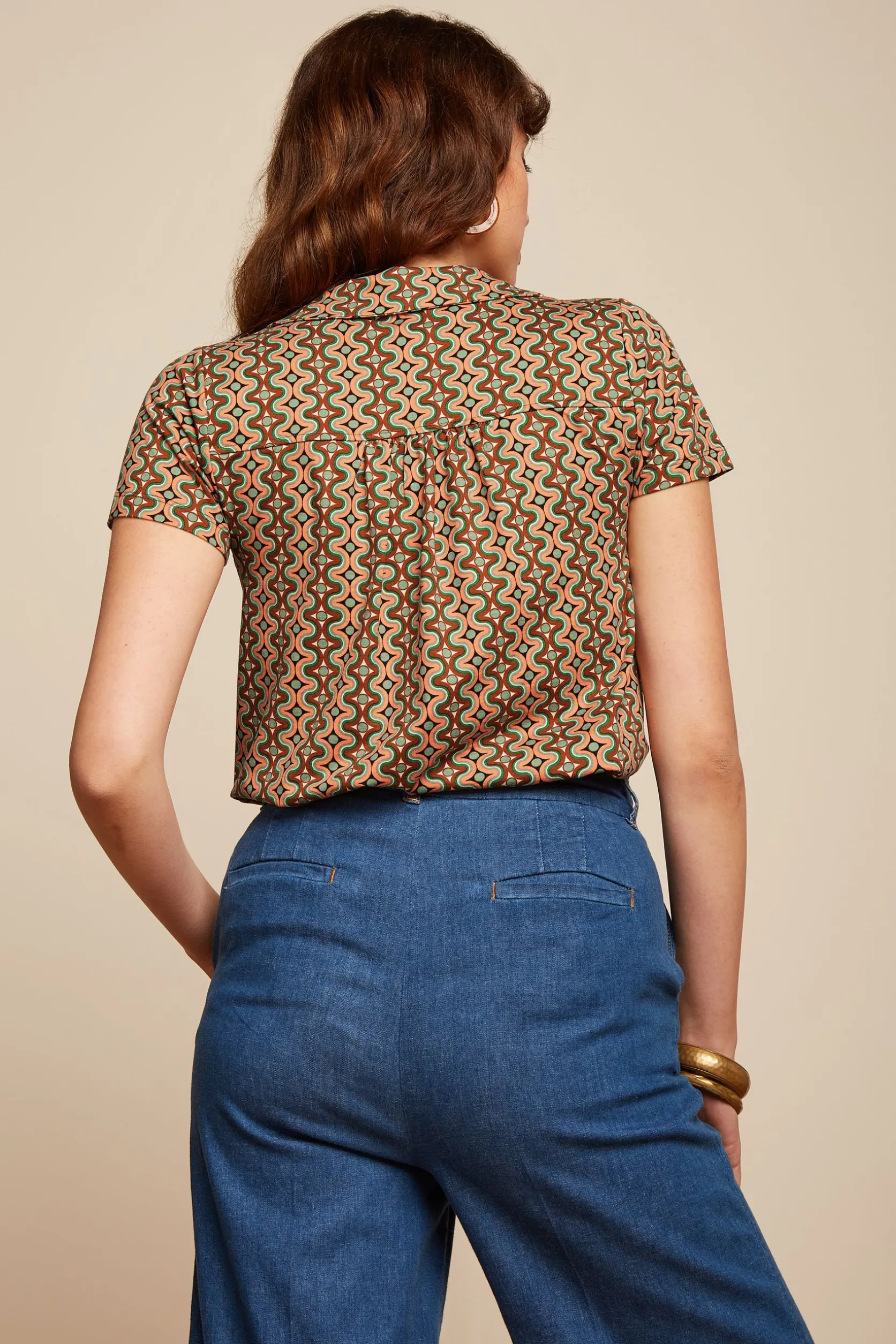 Tex Blouse Twisted*King Louie Cheap